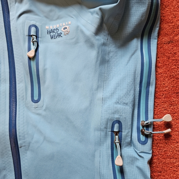 Mountain Hardwear Women's Zahra Waterproof Softshell Jacket Size Small Blue - Picture 6 of 15